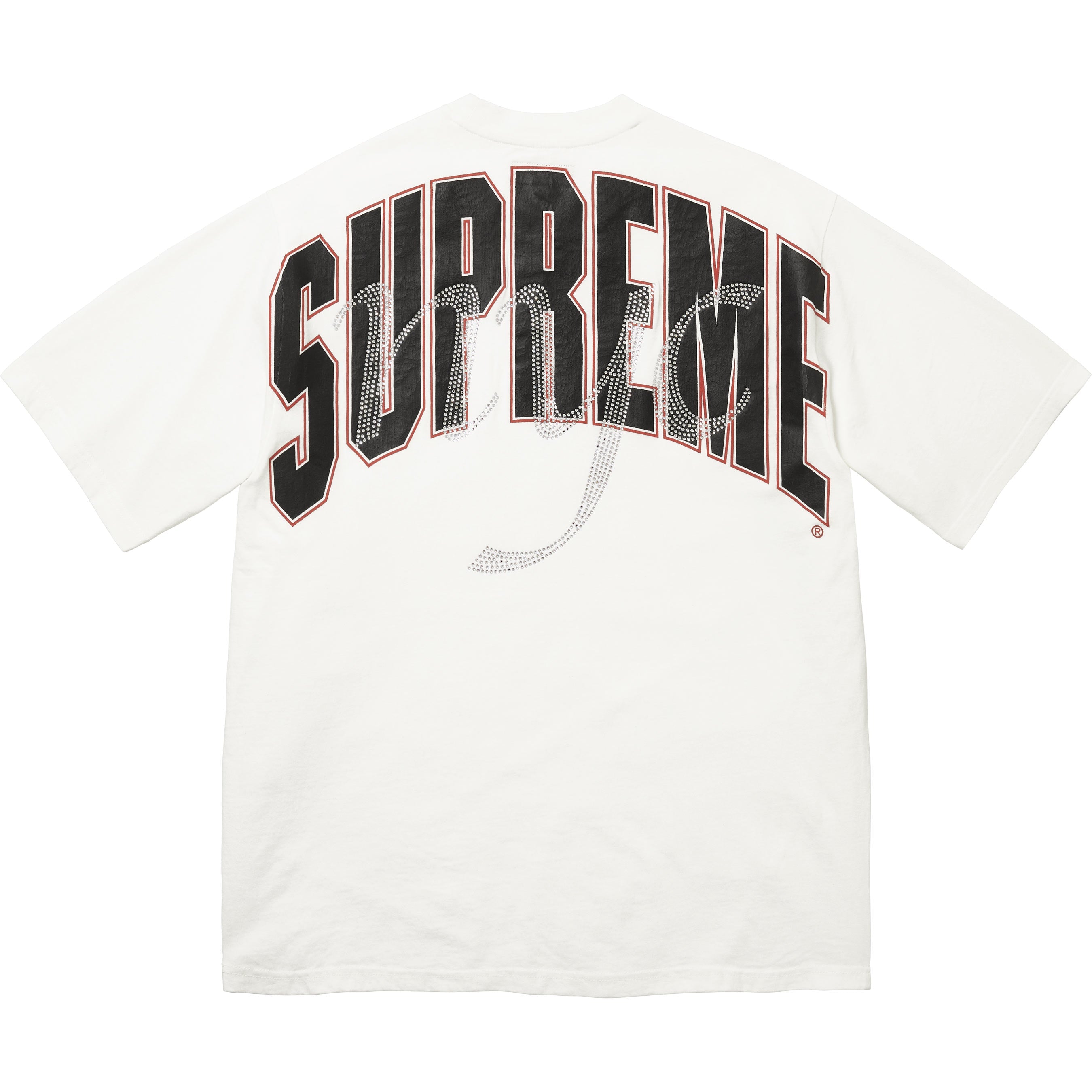 Rhinestone Script S/S Top view 5